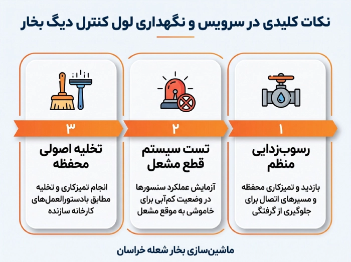 نکات نگه داری لول کنترل